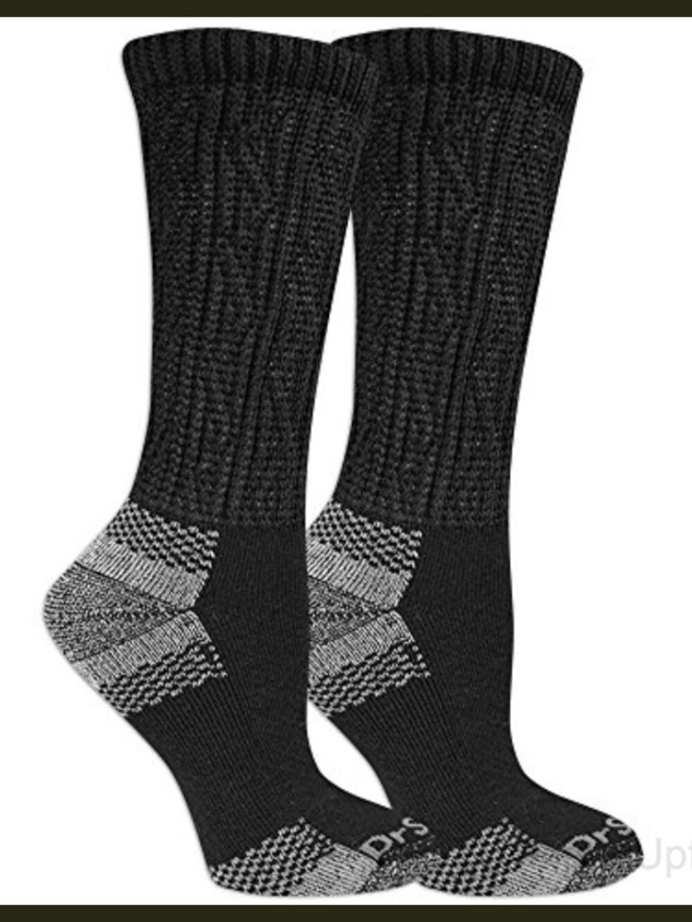 Diabetic Circulatory Blister Defense Crew Socks Cushioned Non-Binding